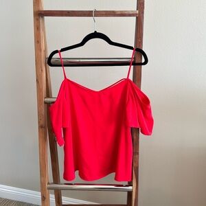 BP, red blouse, size small